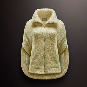 DUDLEY STEPHENS Asford Poncho, NWOT, XL Cream/Ivory